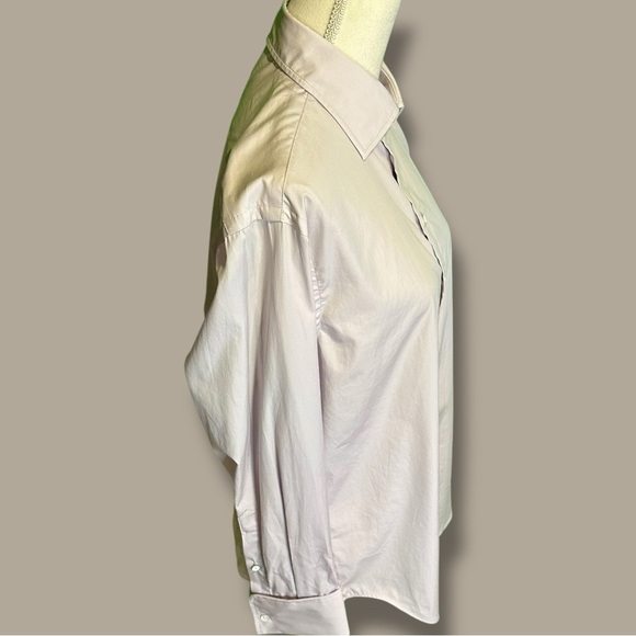 NWT Rag & Bone ‘Diana’ Cotton-Poplin Button-Down Shirt in “Lavender” Size Small - Picture 11 of 16